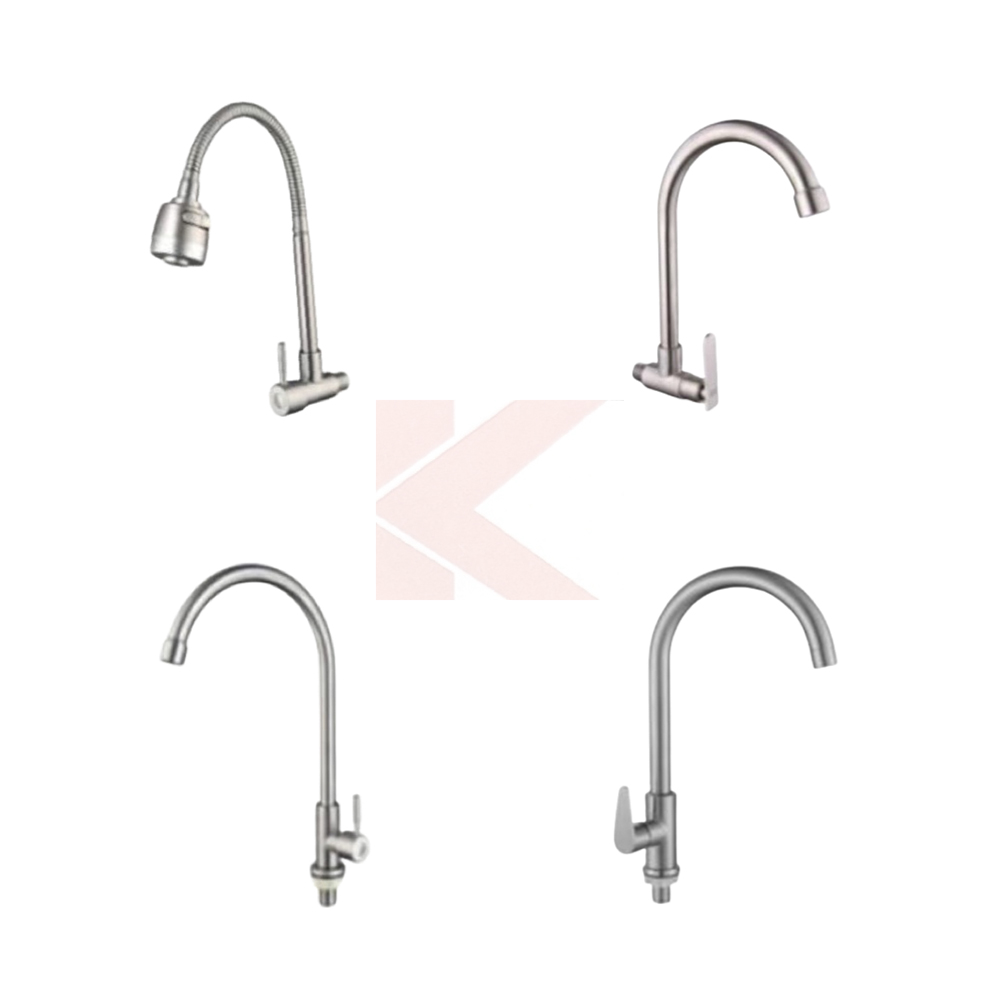 STAINLESS STEEL WALL MOUNTED SINK TAPS KINDA HARDWARE TRADING (KL
